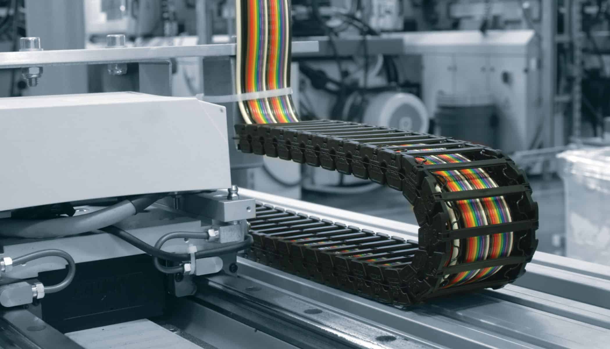 chaîne porte câble testé en laboratoire